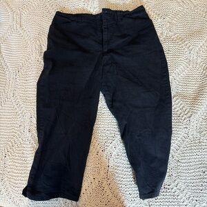 Gloria Vanderbilt Black Chinos Classic Casual Wear